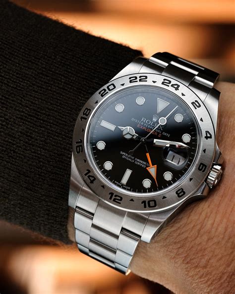 rolex explorer 2 personaggi|rolex explorer ii size.